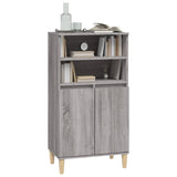 NNEVL Highboard Grey Sonoma 60x36x110 cm Engineered Wood
