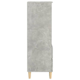 NNEVL Highboard Concrete Grey 40x36x110 cm Engineered Wood