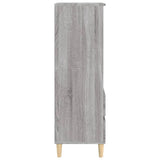 NNEVL Highboard Grey Sonoma 40x36x110 cm Engineered Wood