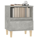 NNEVL Bedside Cabinet Concrete Grey 40x35x50 cm