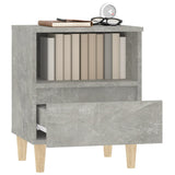 NNEVL Bedside Cabinet Concrete Grey 40x35x50 cm