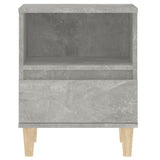 NNEVL Bedside Cabinet Concrete Grey 40x35x50 cm