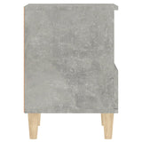 NNEVL Bedside Cabinet Concrete Grey 40x35x50 cm
