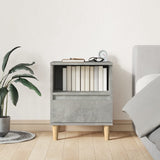 NNEVL Bedside Cabinet Concrete Grey 40x35x50 cm