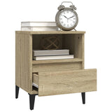NNEVL Bedside Cabinet Sonoma Oak 40x35x50 cm