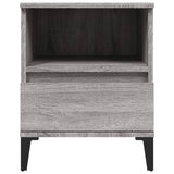 NNEVL Bedside Cabinets 2 pcs Grey Sonoma 40x35x50 cm
