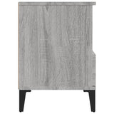 NNEVL Bedside Cabinets 2 pcs Grey Sonoma 40x35x50 cm