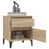 NNEVL Bedside Cabinets 2 pcs Sonoma Oak 40x35x50 cm