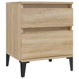 NNEVL Bedside Cabinets 2 pcs Sonoma Oak 40x35x50 cm