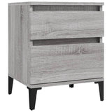 NNEVL Bedside Cabinet Grey Sonoma 40x35x50 cm