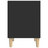 NNEVL Bedside Cabinets 2 pcs Black 40x35x50 cm