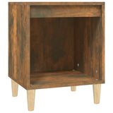 NNEVL Bedside Cabinet Smoked Oak 40x35x50 cm