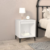 NNEVL Bedside Cabinets 2 pcs White 40x35x50 cm