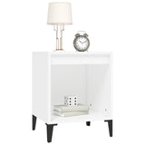 NNEVL Bedside Cabinets 2 pcs White 40x35x50 cm