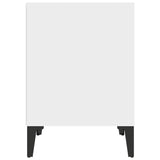 NNEVL Bedside Cabinets 2 pcs White 40x35x50 cm