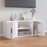 NNEVL TV Cabinet White 100x35x40 cm Engineered Wood