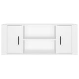 NNEVL TV Cabinet White 100x35x40 cm Engineered Wood