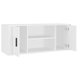 NNEVL TV Cabinet White 100x35x40 cm Engineered Wood