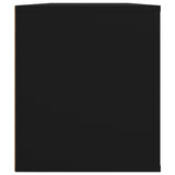 NNEVL TV Cabinet Black 100x35x40 cm Engineered Wood