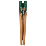 NNEVL Director's Chairs 2 pcs Solid Wood Teak Green