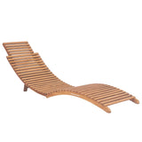 NNEVL Sun Loungers 2 pcs with Cushions Solid Wood Teak