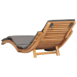 NNEVL Sun Loungers 2 pcs with Cushions Solid Wood Teak