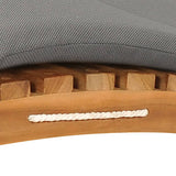 NNEVL Sun Loungers 2 pcs with Cushions Solid Wood Teak
