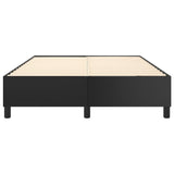 NNEVL Box Spring Bed Frame Black 152x203 cm Queen Faux Leather
