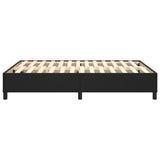 NNEVL Box Spring Bed Frame Black 152x203 cm Queen Faux Leather