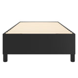 NNEVL Box Spring Bed Frame Black 107x203 cm King Single Faux Leather