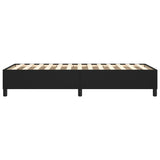 NNEVL Box Spring Bed Frame Black 107x203 cm King Single Faux Leather