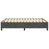 NNEVL Box Spring Bed Frame Dark Grey 137x190 cm Double Velvet