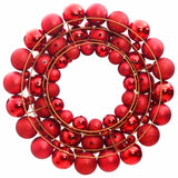 NNEVL Christmas Wreath Red 45 cm Polystyrene