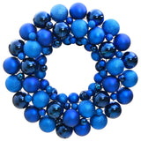 NNEVL Christmas Wreath Blue 45 cm Polystyrene
