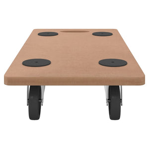 NNEVL Dolly Trolleys 2 pcs Rectangular Engineered Wood