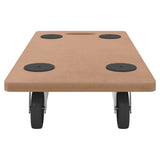 NNEVL Dolly Trolleys 2 pcs Rectangular Engineered Wood