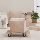 NNEVL Dolly Trolleys 2 pcs Rectangular Engineered Wood