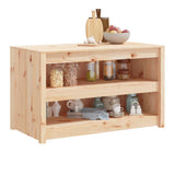 NNEVL Outdoor Kitchen Cabinet 106x55x64 cm Solid Wood Pine