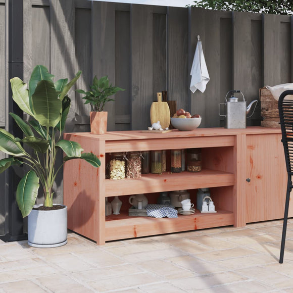 NNEVL Outdoor Kitchen Cabinet 106x55x64 cm Solid Wood Douglas
