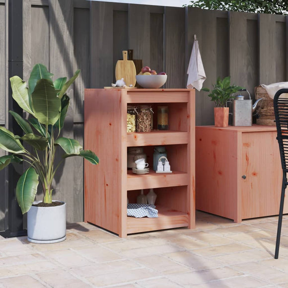 NNEVL Outdoor Kitchen Cabinet 55x55x92 cm Solid Wood Douglas