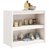 NNEVL Outdoor Kitchen Cabinet White 106x55x92 cm Solid Wood Pine