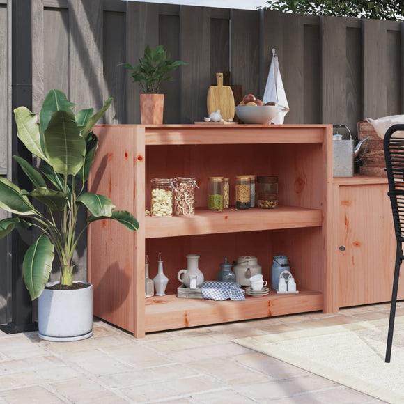 NNEVL Outdoor Kitchen Cabinet 106x55x92 cm Solid Wood Douglas