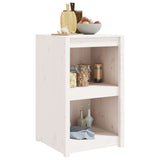 NNEVL Outdoor Kitchen Cabinet White 55x55x92 cm Solid Wood Pine