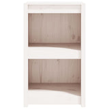 NNEVL Outdoor Kitchen Cabinet White 55x55x92 cm Solid Wood Pine