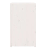 NNEVL Outdoor Kitchen Cabinet White 55x55x92 cm Solid Wood Pine