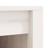 NNEVL Outdoor Kitchen Cabinet White 55x55x92 cm Solid Wood Pine