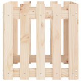 NNEVL Garden Planter with Fence Design 50x50x50 cm Solid Wood Pine