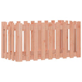 NNEVL Garden Raised Bed with Fence Design 100x50x50 cm Solid Wood Douglas