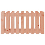 NNEVL Garden Raised Bed with Fence Design 100x50x50 cm Solid Wood Douglas