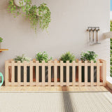 NNEVL Garden Raised Bed with Fence Design 200x50x50 cm Solid Wood Pine